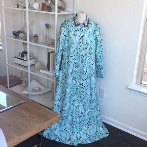 Beautiful floral pattern robe